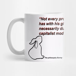 Philosophy Bunny Mug